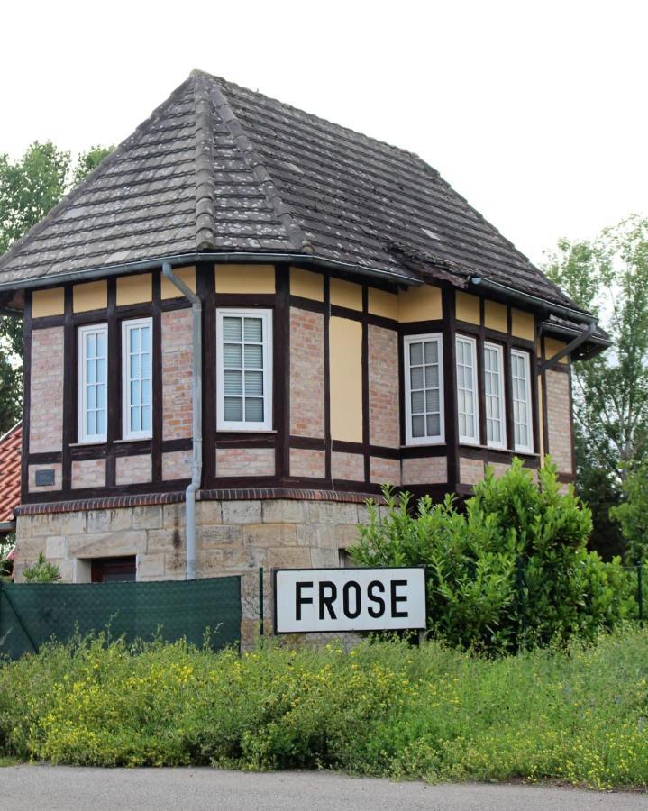 "Altes Stellwerk Frose" Am Froser See 외부 사진