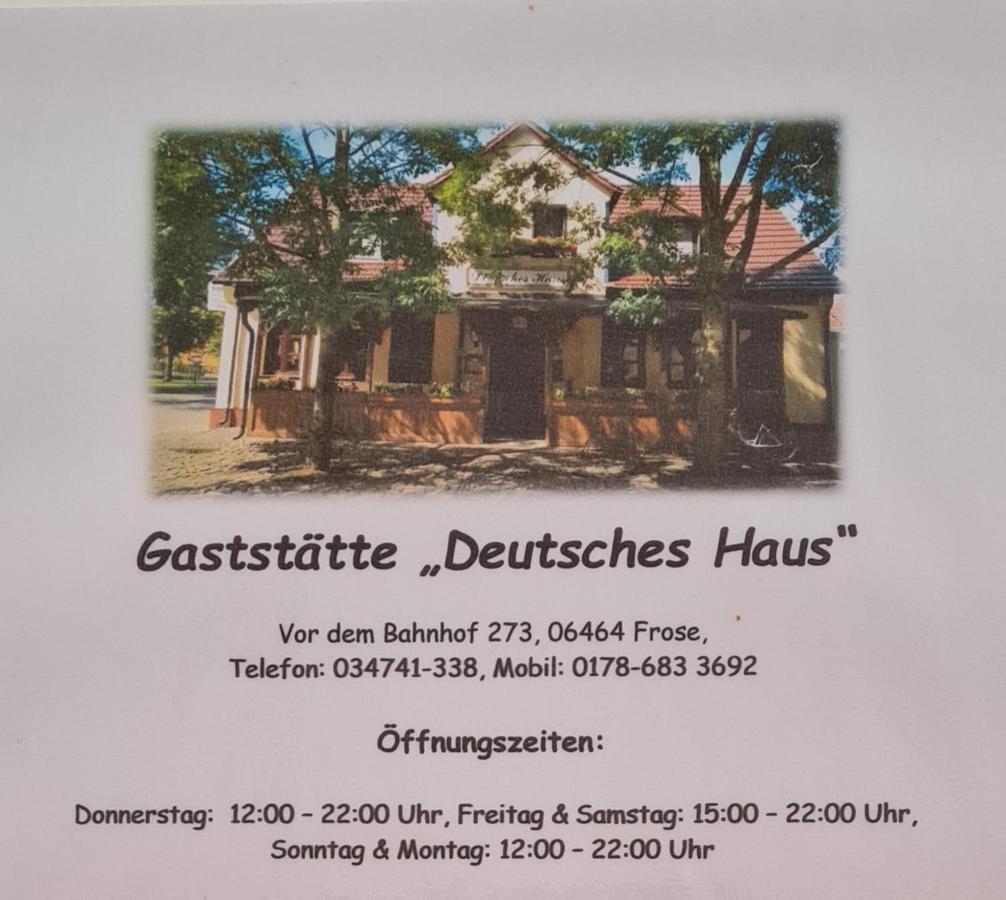 "Altes Stellwerk Frose" Am Froser See 외부 사진