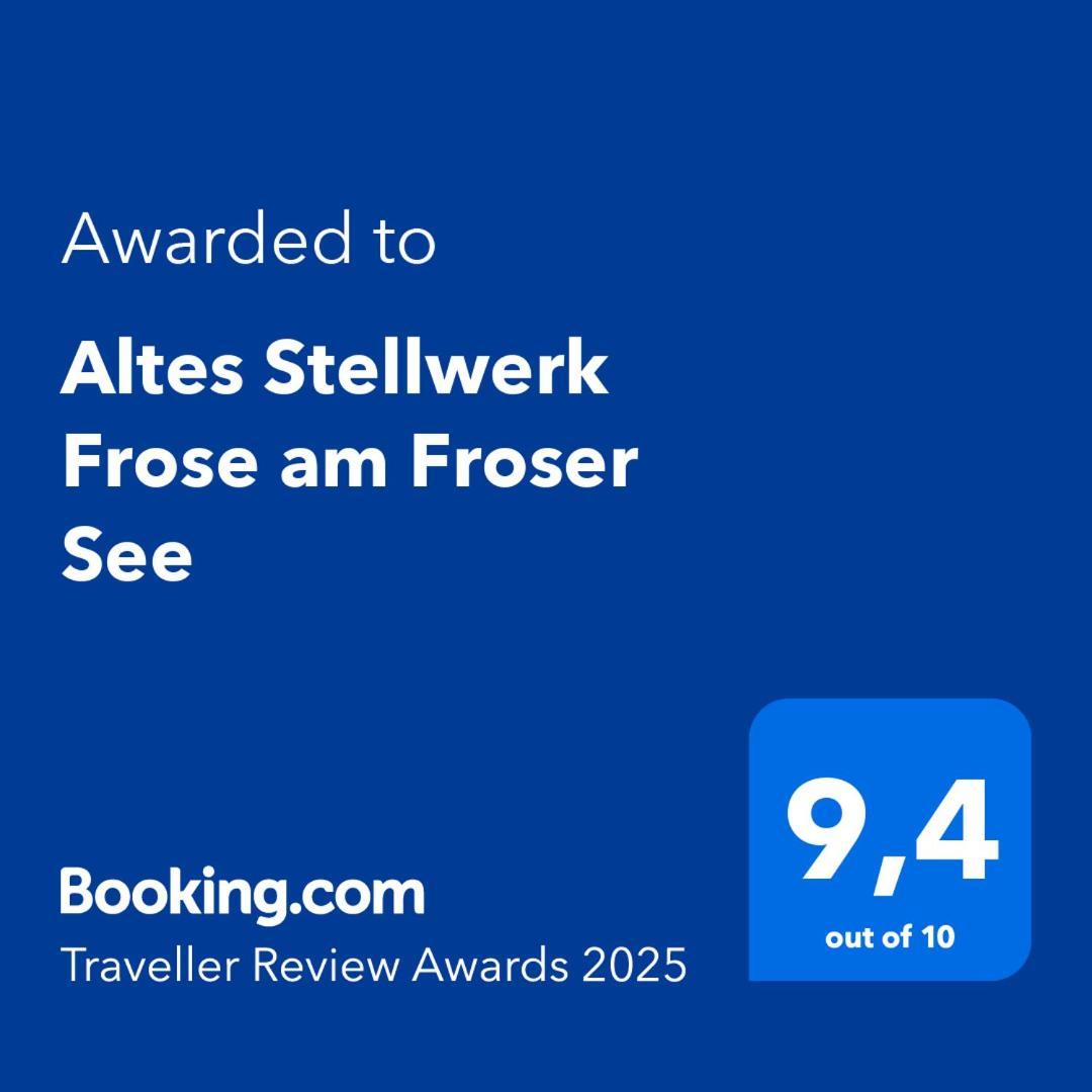 "Altes Stellwerk Frose" Am Froser See 외부 사진